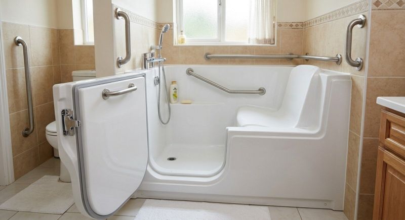 Elderly Bathtub Installation detail